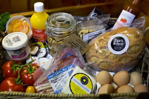 Seppeltsfield Vineyard Cottage - bountiful breakfast provisions